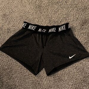 Nike Women's Charcoal Athletic Shorts